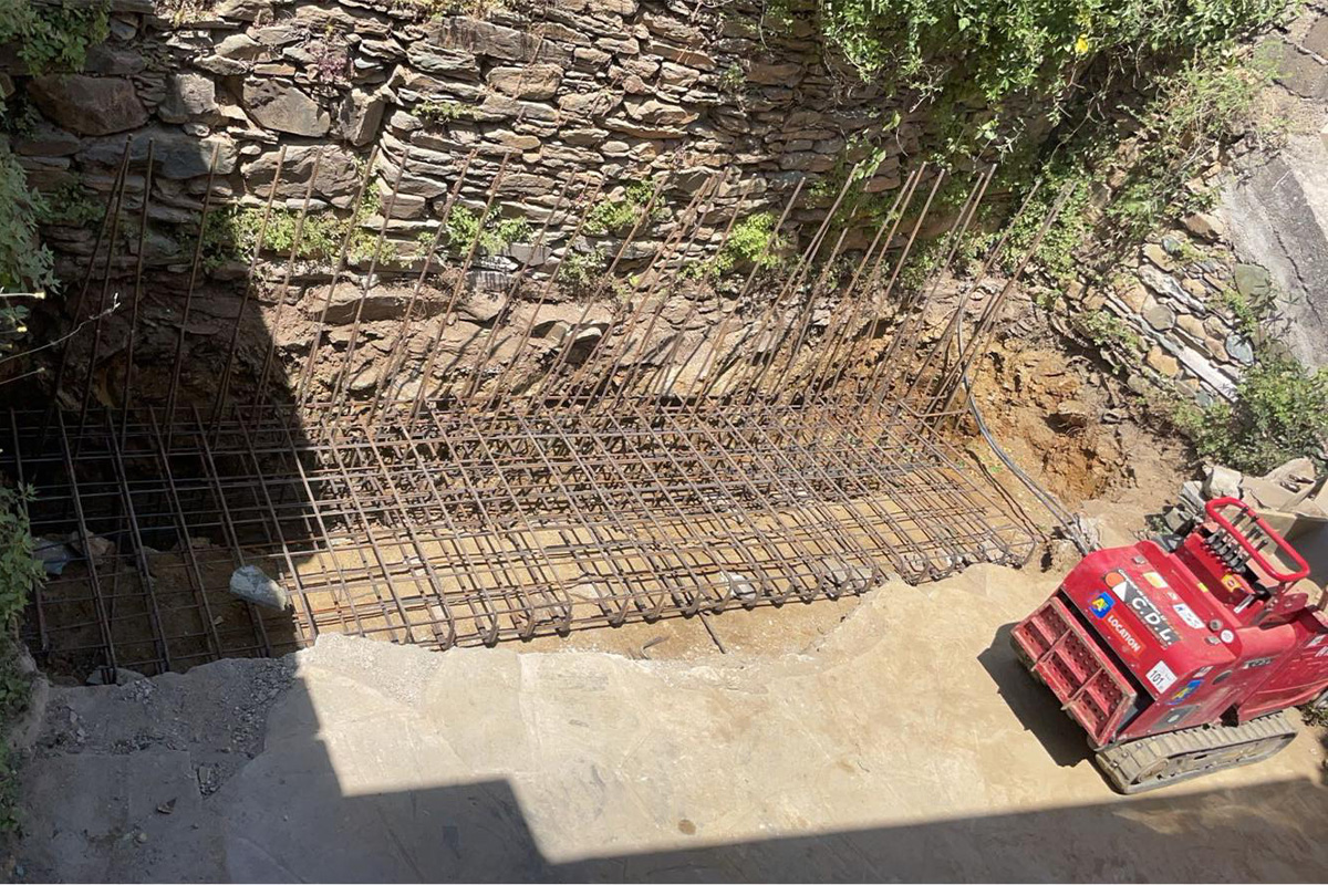 Mur en pierre - vue 1