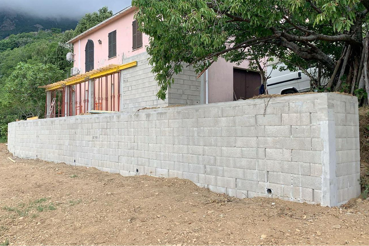 Mur de soutien - vue 2